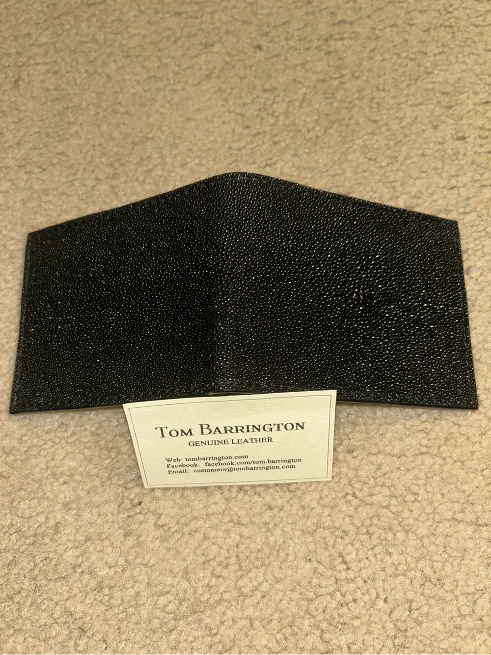 Genuine STINGRAY Leather Wallet - Brand New